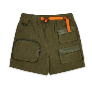 Hot Delta Utility Corduroy Cargo Shorts - Green Shop All Bottoms | Shorts