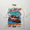 Flash Sale Dodge Hellcat Racing Box Short Sleeve Tee - White Graphic Tees