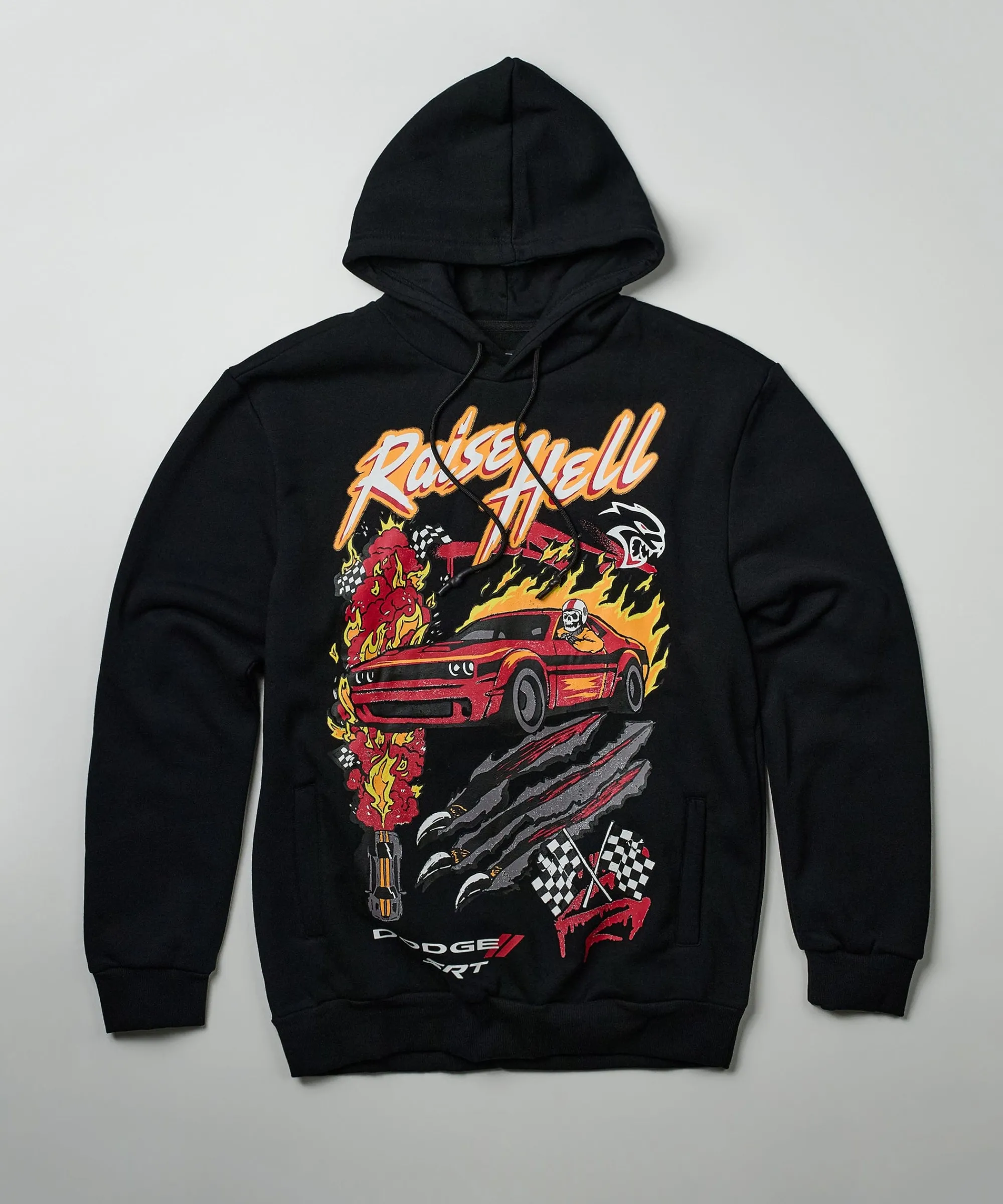 dodge_raise_hell_graphic_print_hoodie__black_1.webp Outlet Dodge Raise Hell Graphic Print Hoodie - Black Hoodies | Hoodies