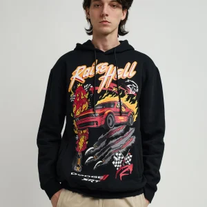Outlet Dodge Raise Hell Graphic Print Hoodie - Black Hoodies | Hoodies