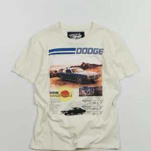 Flash Sale Dodge Retro Short Sleeve Tee - Cream Graphic Tees