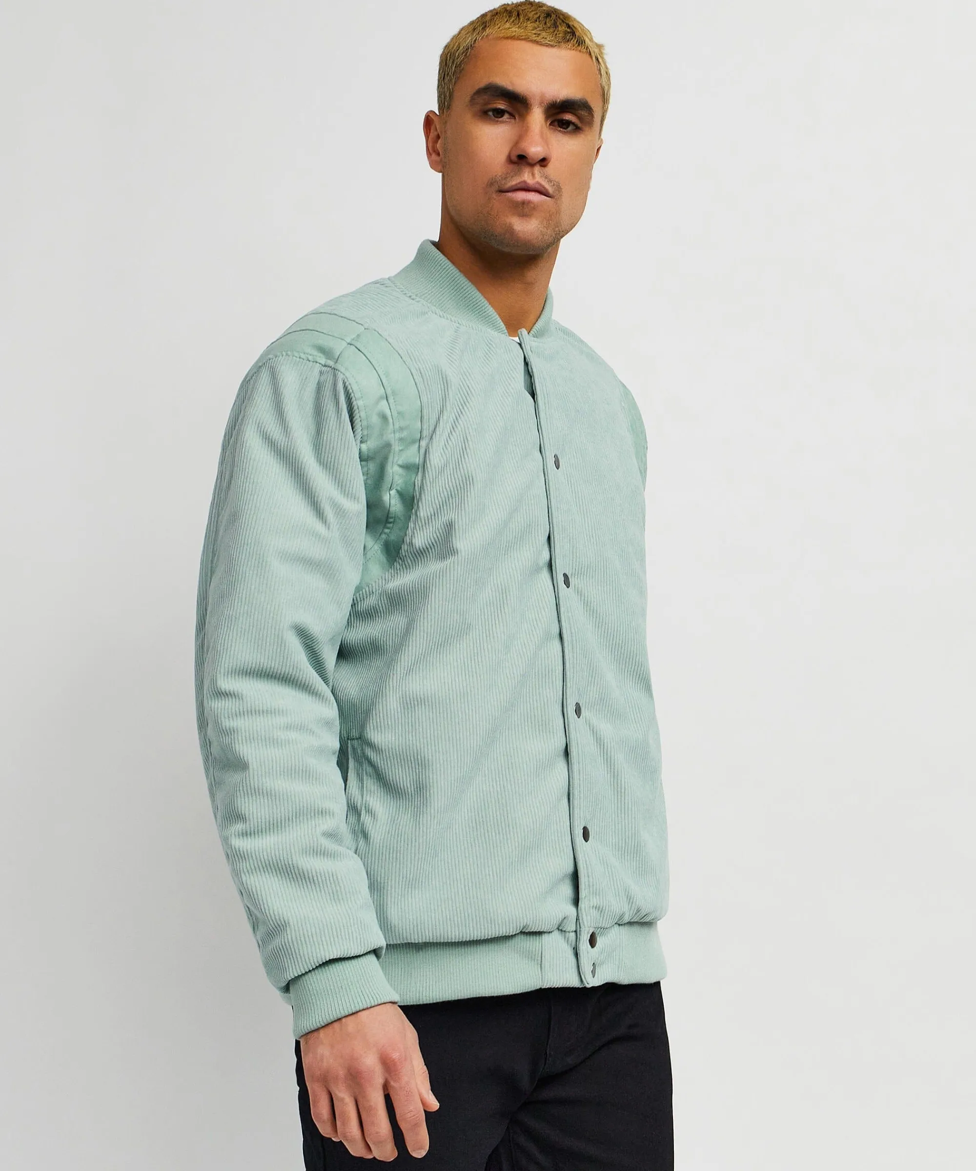 elevate_corduroy_jacket__aqua_4.webp Outlet Elevate Corduroy Jacket - Aqua Bomber Jackets