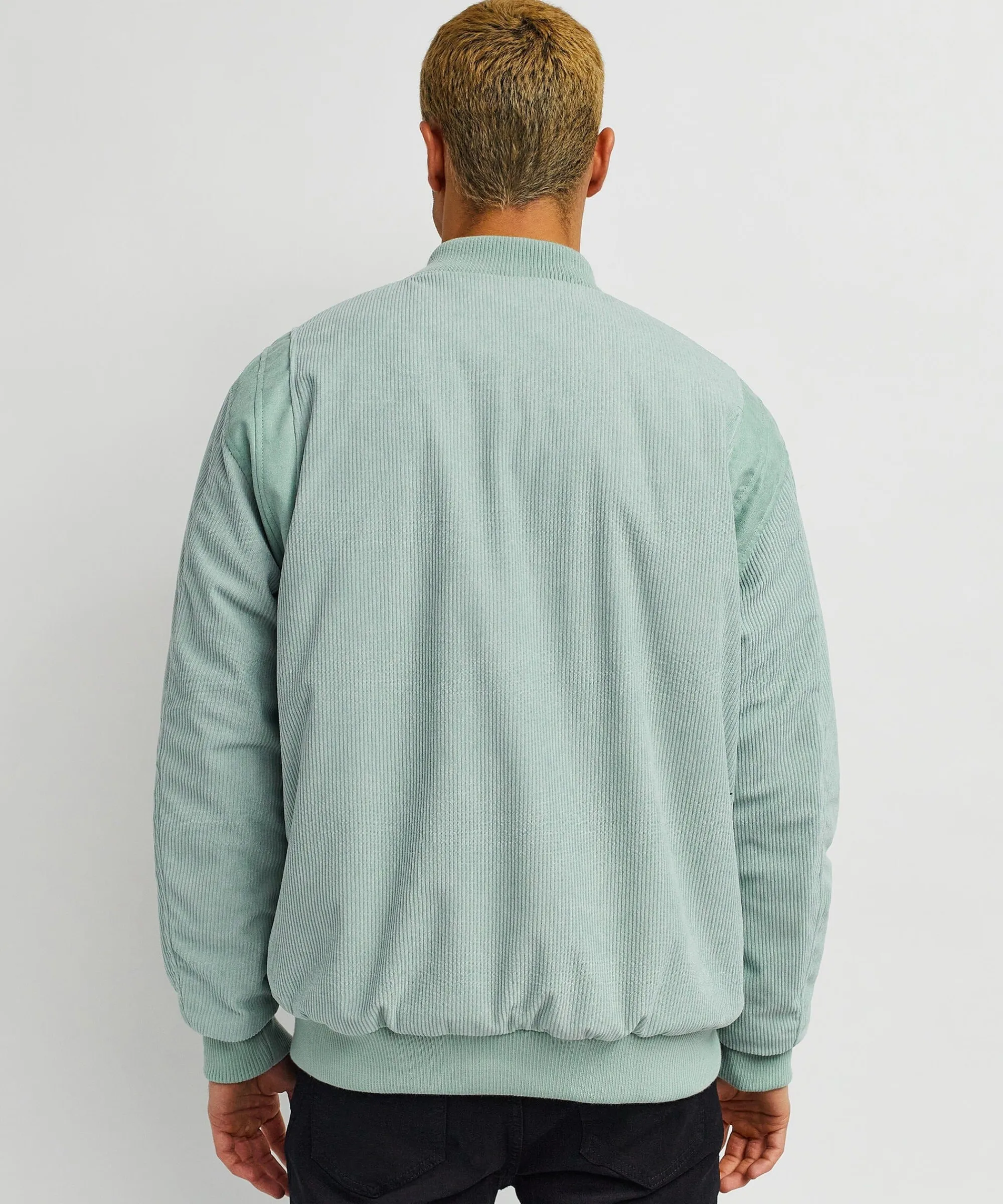 elevate_corduroy_jacket__aqua_6.webp Outlet Elevate Corduroy Jacket - Aqua Bomber Jackets