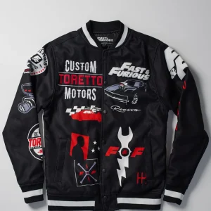 Best Fast & Furious Wool Varsity Jacket - Black Varsity Jackets