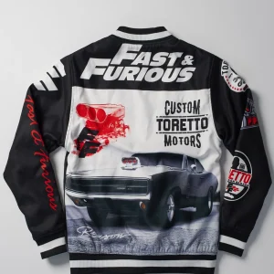 Best Fast & Furious Wool Varsity Jacket - Black Varsity Jackets
