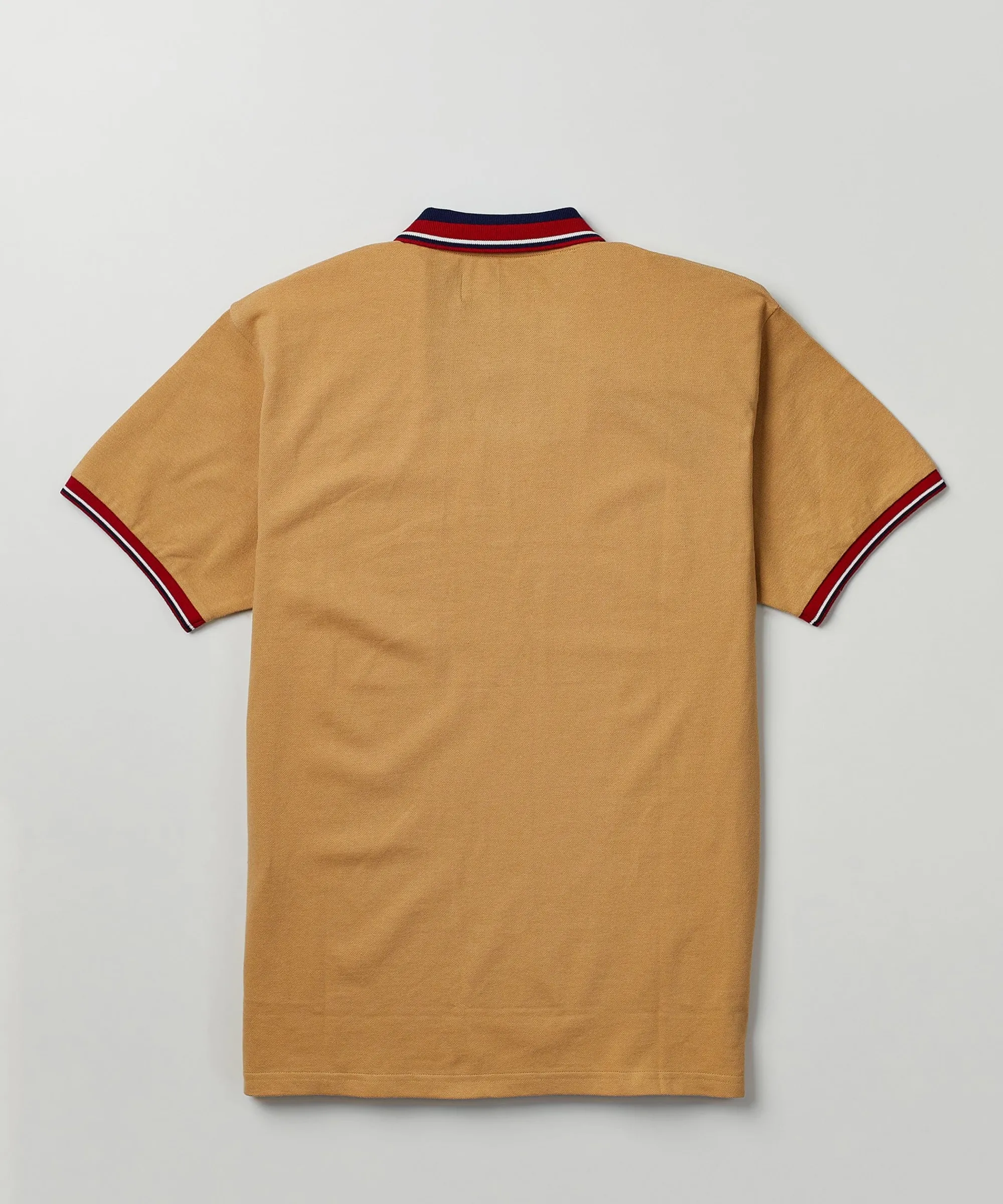 fearless_tiger_embroidered_polo_shirt__khaki_2.webp Store Fearless Tiger Embroidered Polo Shirt - Khaki Graphic Tees | Polos
