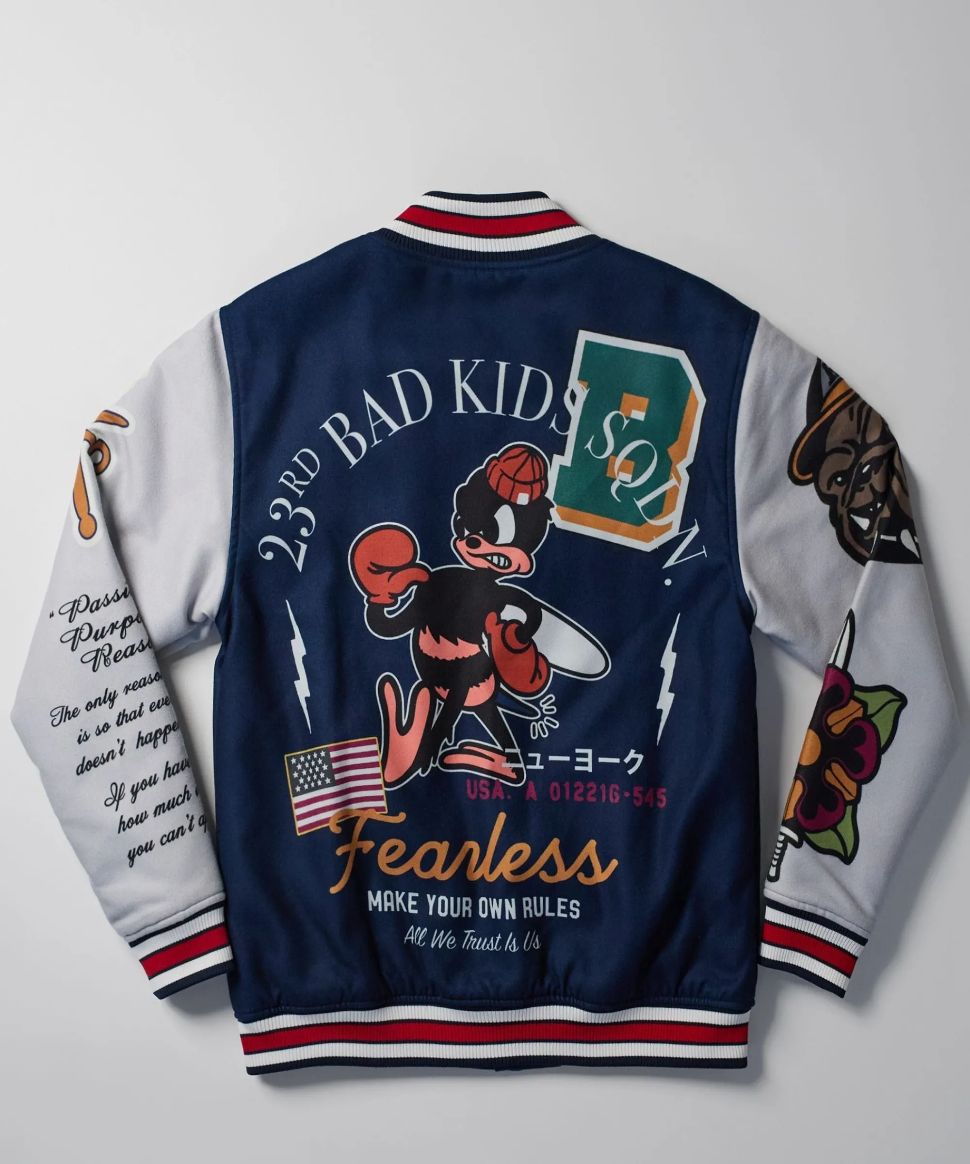 fearless_varsity_jacket__blue_2.webp Shop Fearless Varsity Jacket - Blue Varsity Jackets
