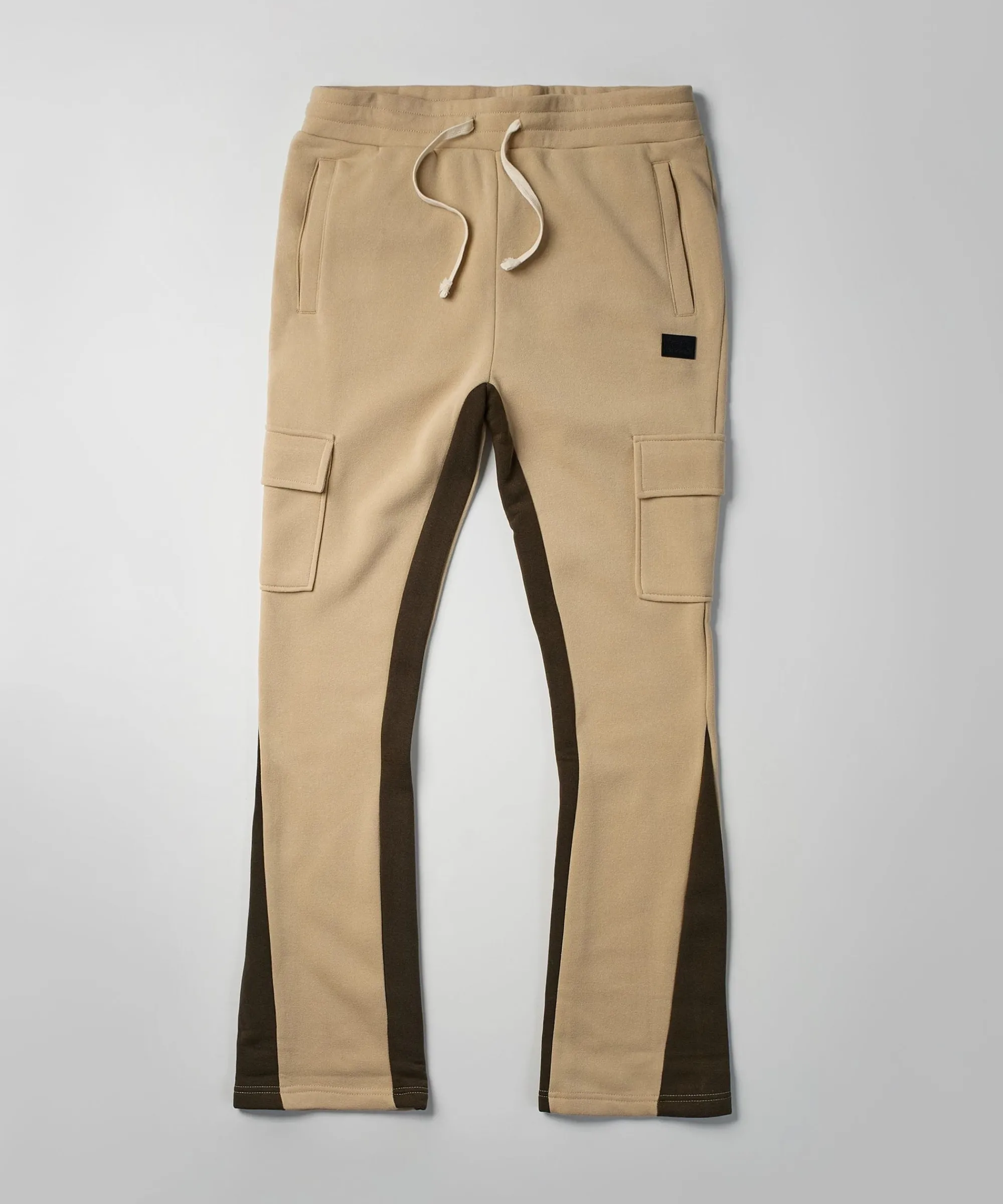 flare_fleece_sweatpants__beige_0.webp Fashion Flare Fleece Sweatpants - Beige Sweatpants