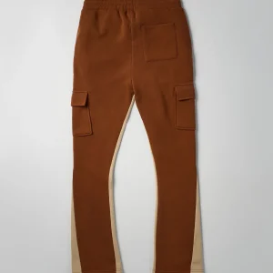 Outlet Flare Fleece Sweatpants - Brown Sweatpants