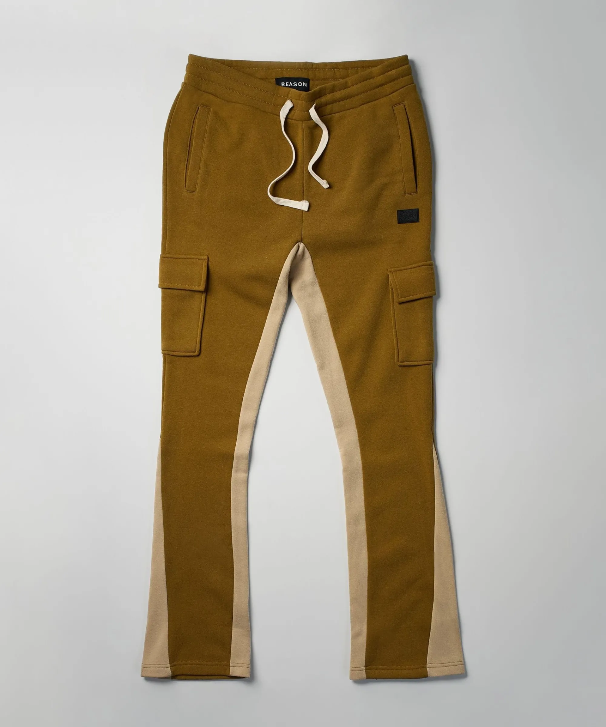 flare_fleece_sweatpants__khaki_0.webp Discount Flare Fleece Sweatpants - Khaki Sweatpants
