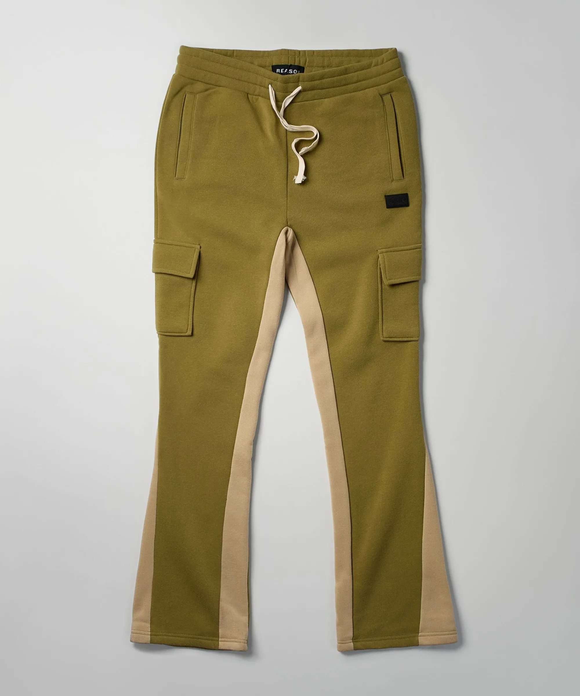 flare_fleece_sweatpants__olive_green_0.webp Shop Flare Fleece Sweatpants - Olive Green Sweatpants