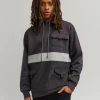 Cheap Flora White Stripe Hoodie - Black Hoodies | Hoodies
