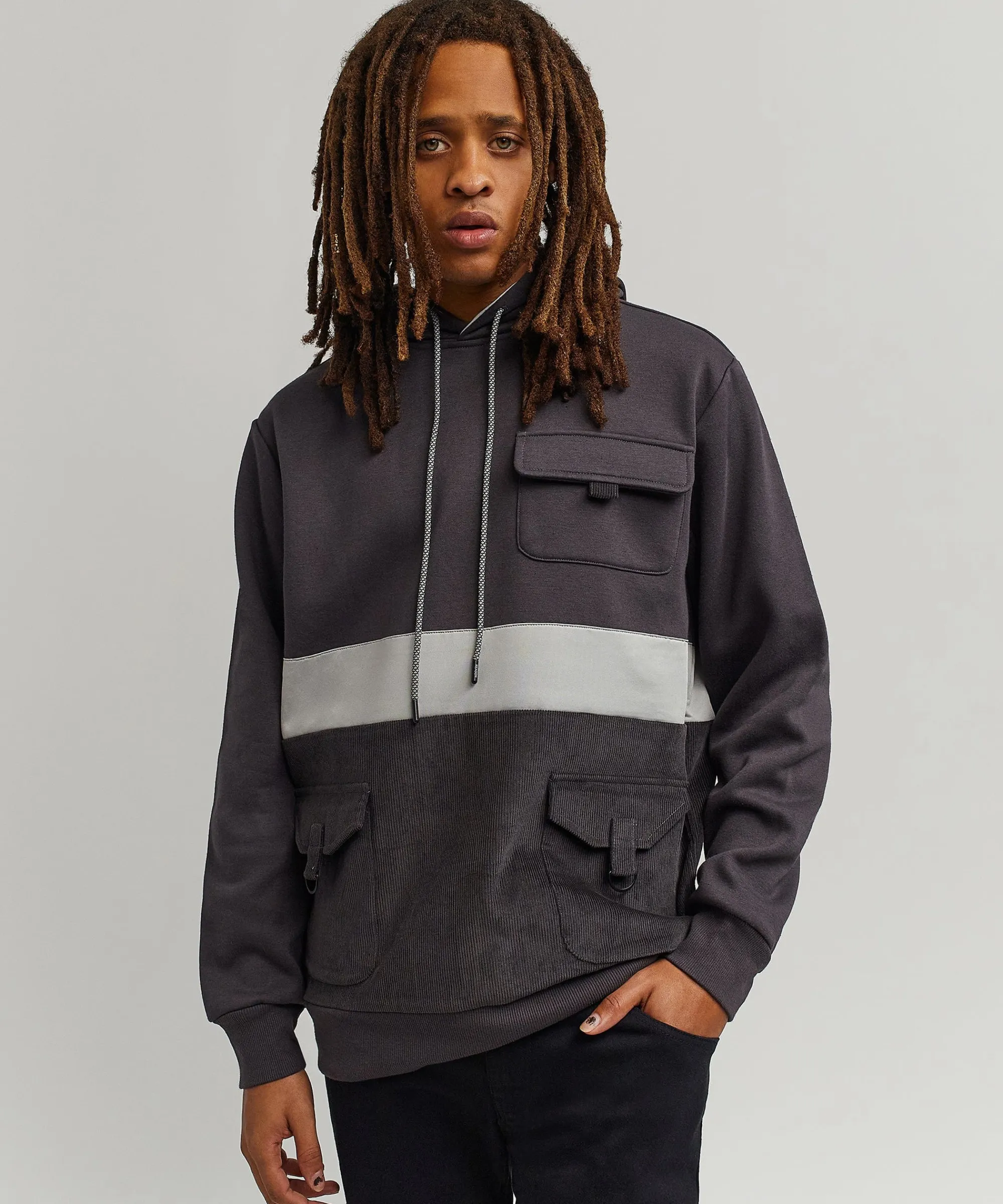flora_white_stripe_hoodie__black_0.webp Cheap Flora White Stripe Hoodie - Black Hoodies | Hoodies