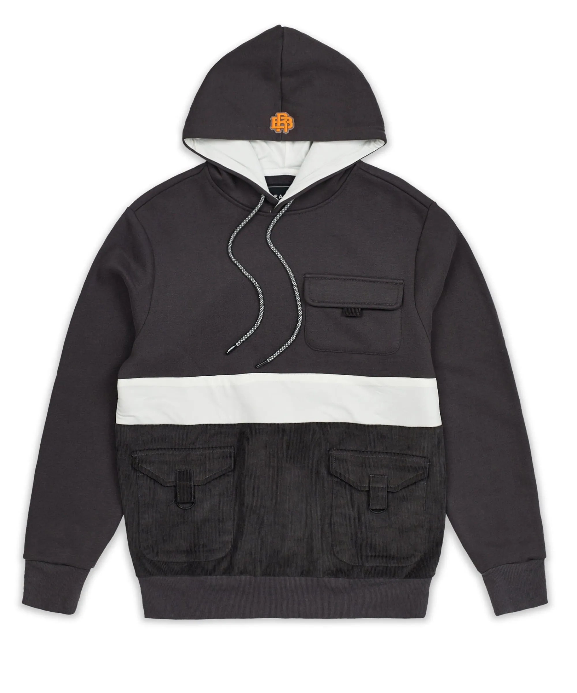 flora_white_stripe_hoodie__black_1.webp Cheap Flora White Stripe Hoodie - Black Hoodies | Hoodies