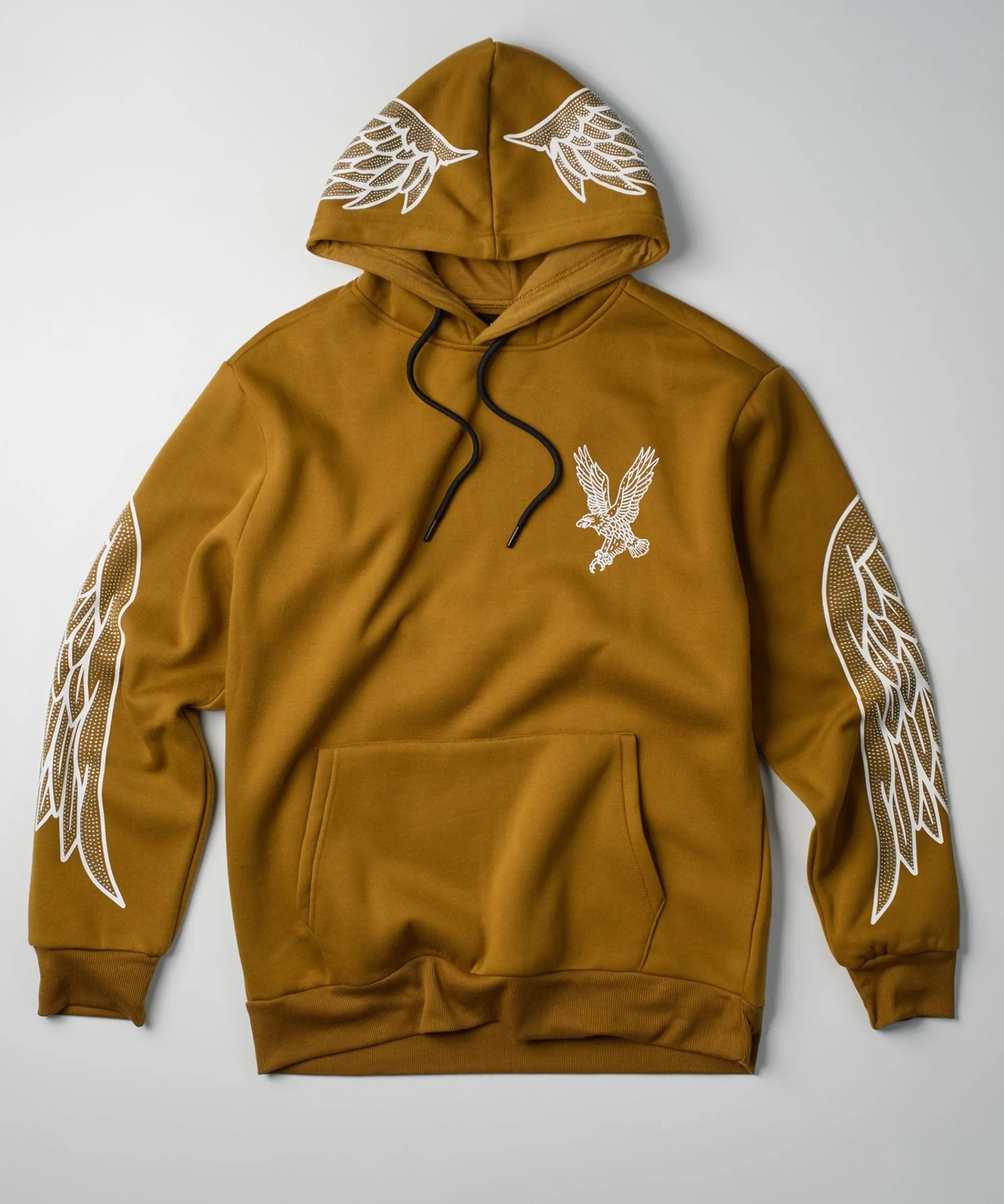 fly_higher_rhinestone_hoodie__olive_green_2.webp Discount Fly Higher Rhinestone Hoodie - Olive Green Hoodies | Hoodies