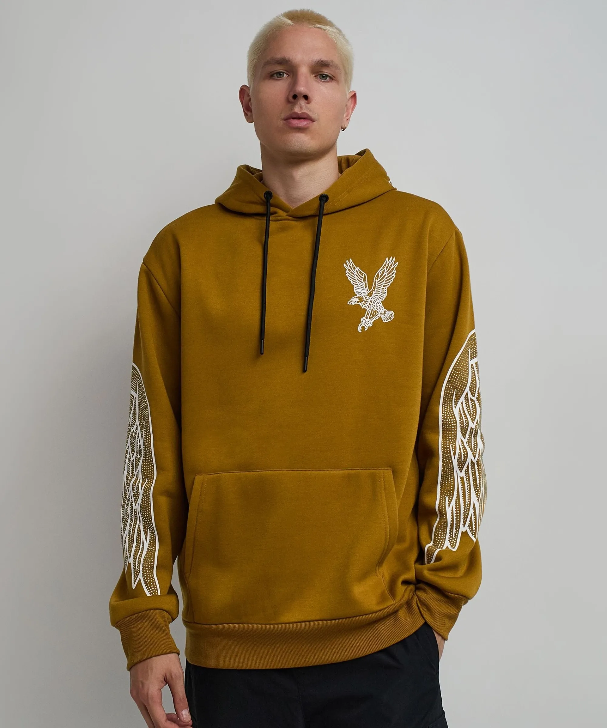 fly_higher_rhinestone_hoodie__olive_green_4.webp Discount Fly Higher Rhinestone Hoodie - Olive Green Hoodies | Hoodies