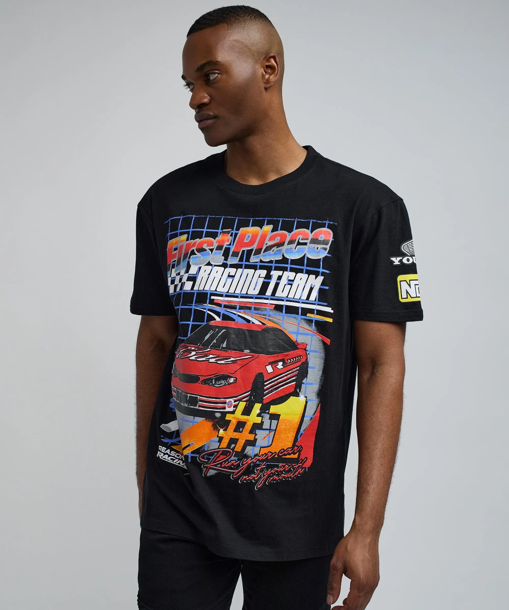 foreign_racing_speed_short_sleeve_graphic_print_tee__black_3.webp Clearance Foreign Racing Speed Short Sleeve Graphic Print Tee - Black Graphic Tees