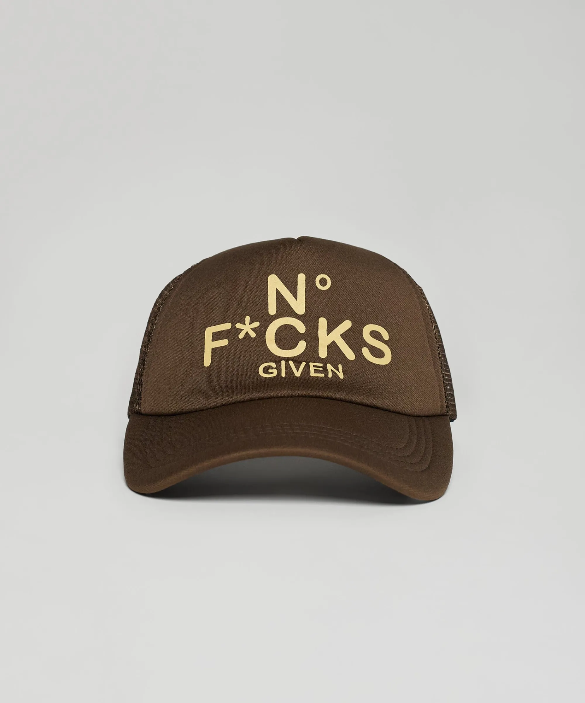 given_print_trucker_hat__brown_0.webp Cheap Given Print Trucker Hat - Brown Hats