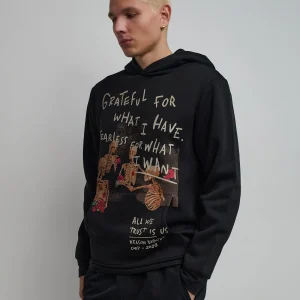 Fashion Grateful Roses Hoodie - Black Hoodies | Hoodies
