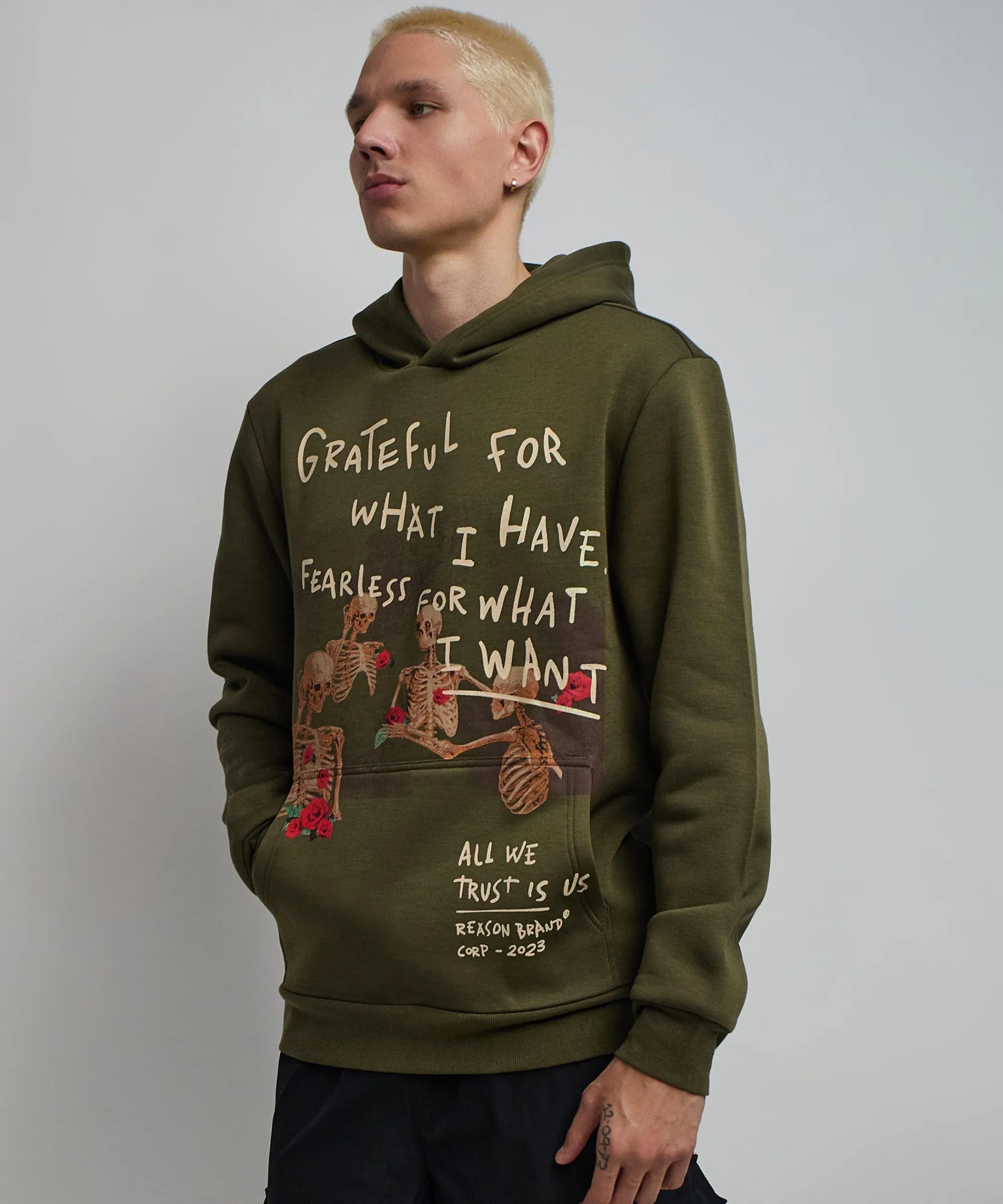 grateful_roses_hoodie__olive_green_3.webp Best Grateful Roses Hoodie - Olive Green Hoodies | Hoodies