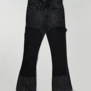 Cheap Greater Fifth Carpenter Flare Denim Jeans - Black Denim Jeans | Shop All Bottoms