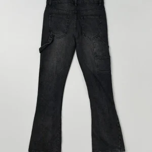 Cheap Greater Fifth Carpenter Flare Denim Jeans - Black Denim Jeans | Shop All Bottoms