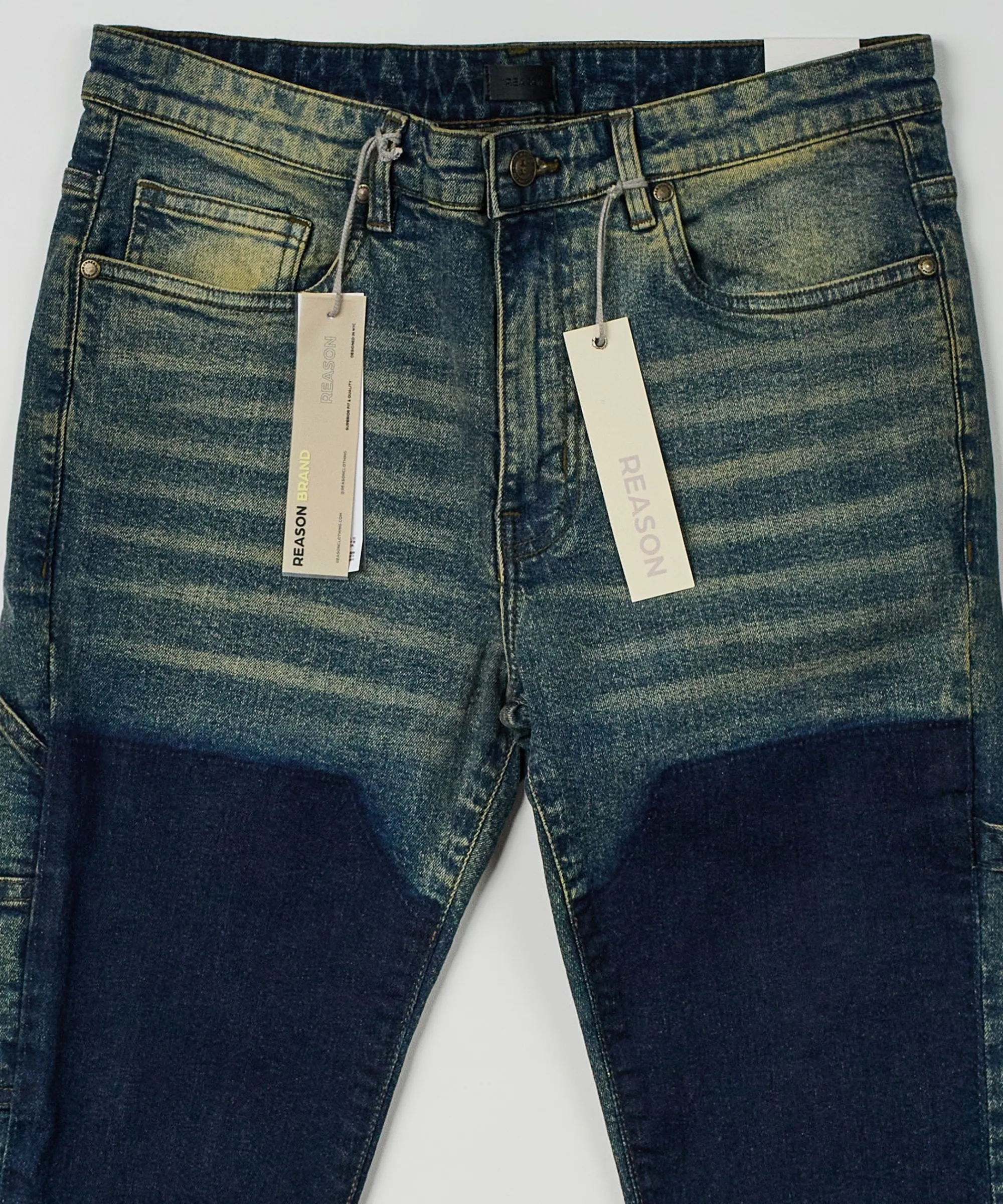 greater_fifth_carpenter_flare_denim_jeans__medium_blue_2.webp Online Greater Fifth Carpenter Flare Denim Jeans - Medium Blue Denim Jeans | Shop All Bottoms