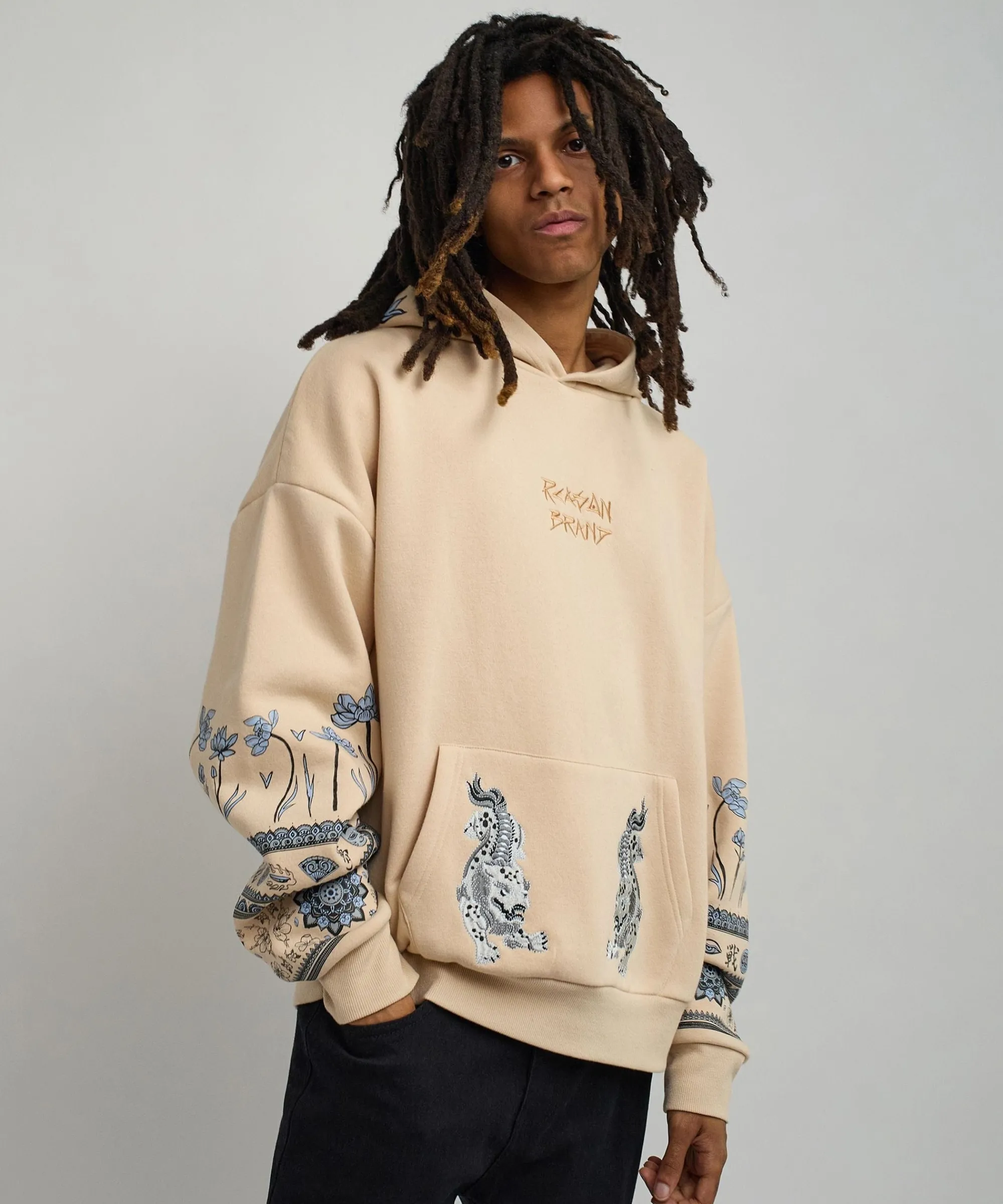 guardian_embroidered_hoodie__khaki_0.webp Shop Guardian Embroidered Hoodie - Khaki Hoodies | Hoodies