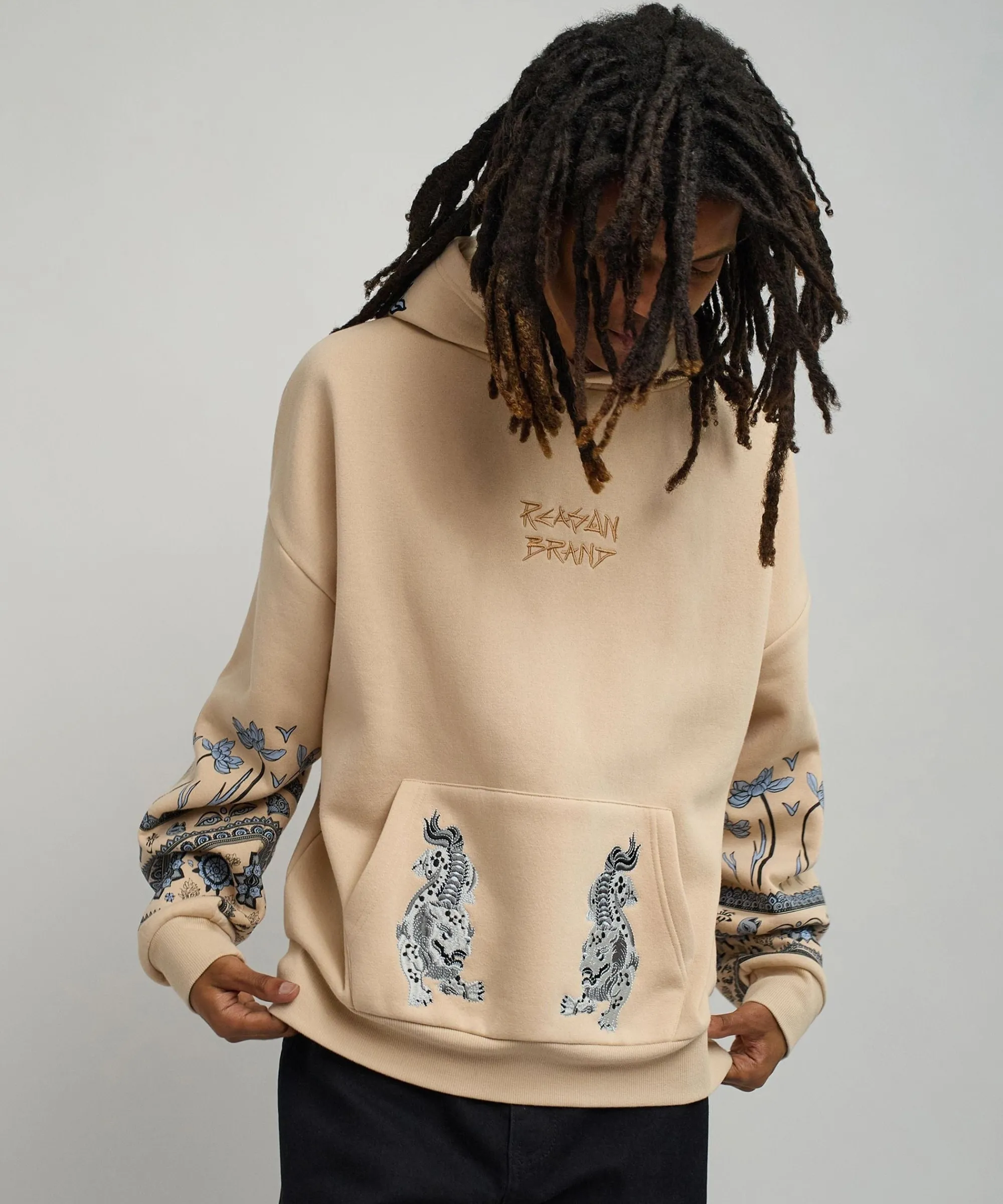 guardian_embroidered_hoodie__khaki_3.webp Shop Guardian Embroidered Hoodie - Khaki Hoodies | Hoodies