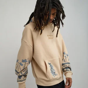Shop Guardian Embroidered Hoodie - Khaki Hoodies | Hoodies