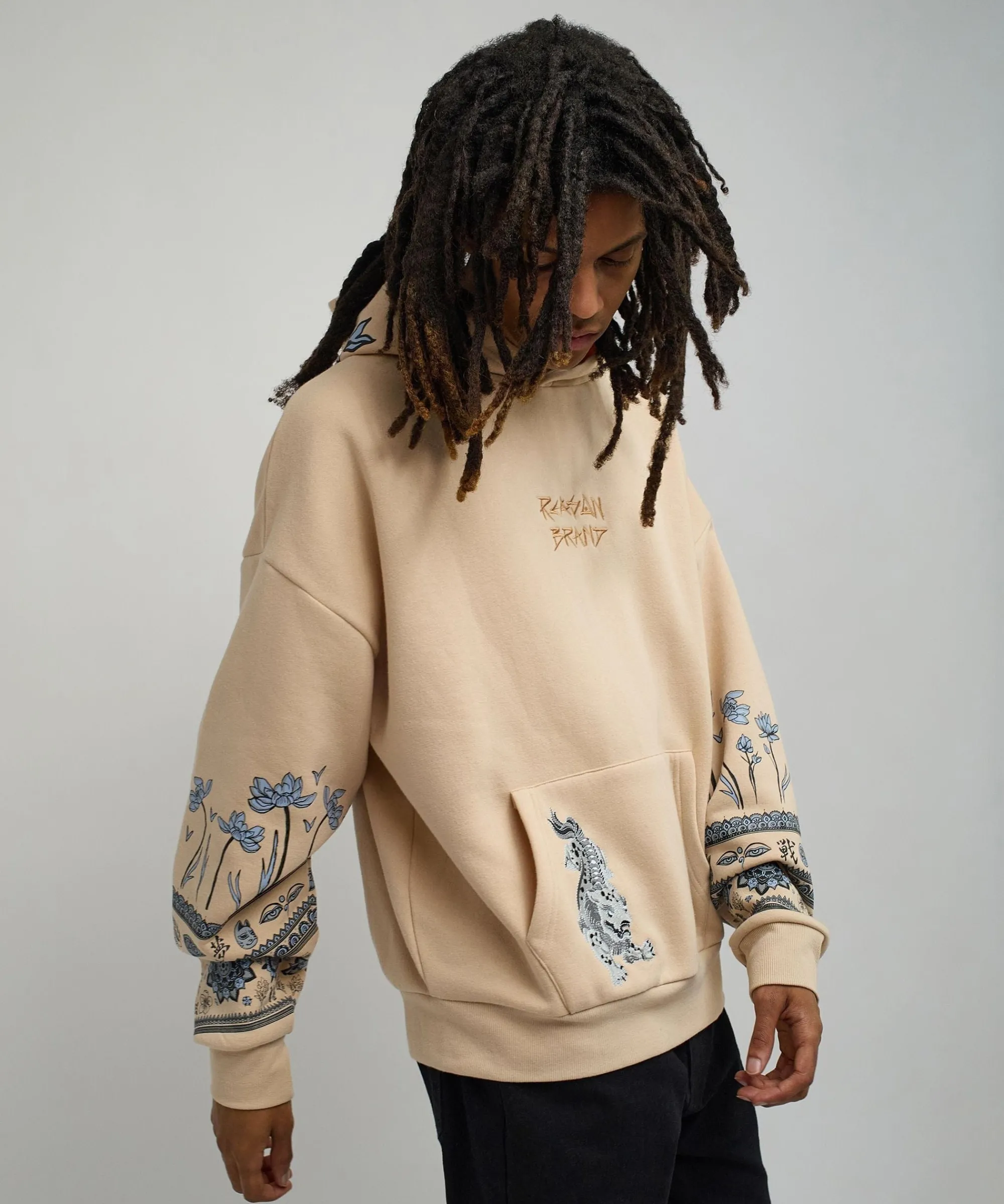 guardian_embroidered_hoodie__khaki_5.webp Shop Guardian Embroidered Hoodie - Khaki Hoodies | Hoodies