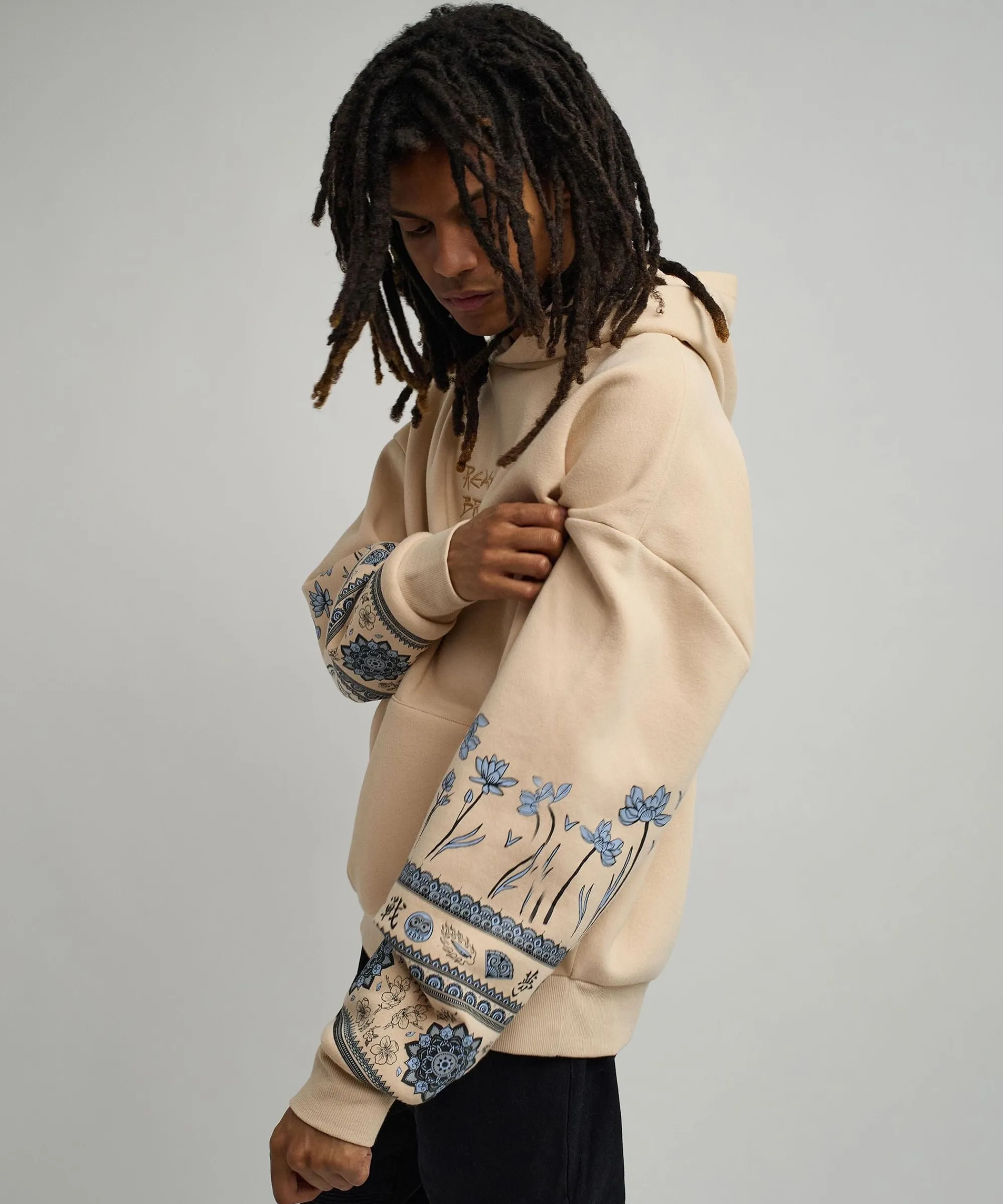 guardian_embroidered_hoodie__khaki_6.webp Shop Guardian Embroidered Hoodie - Khaki Hoodies | Hoodies