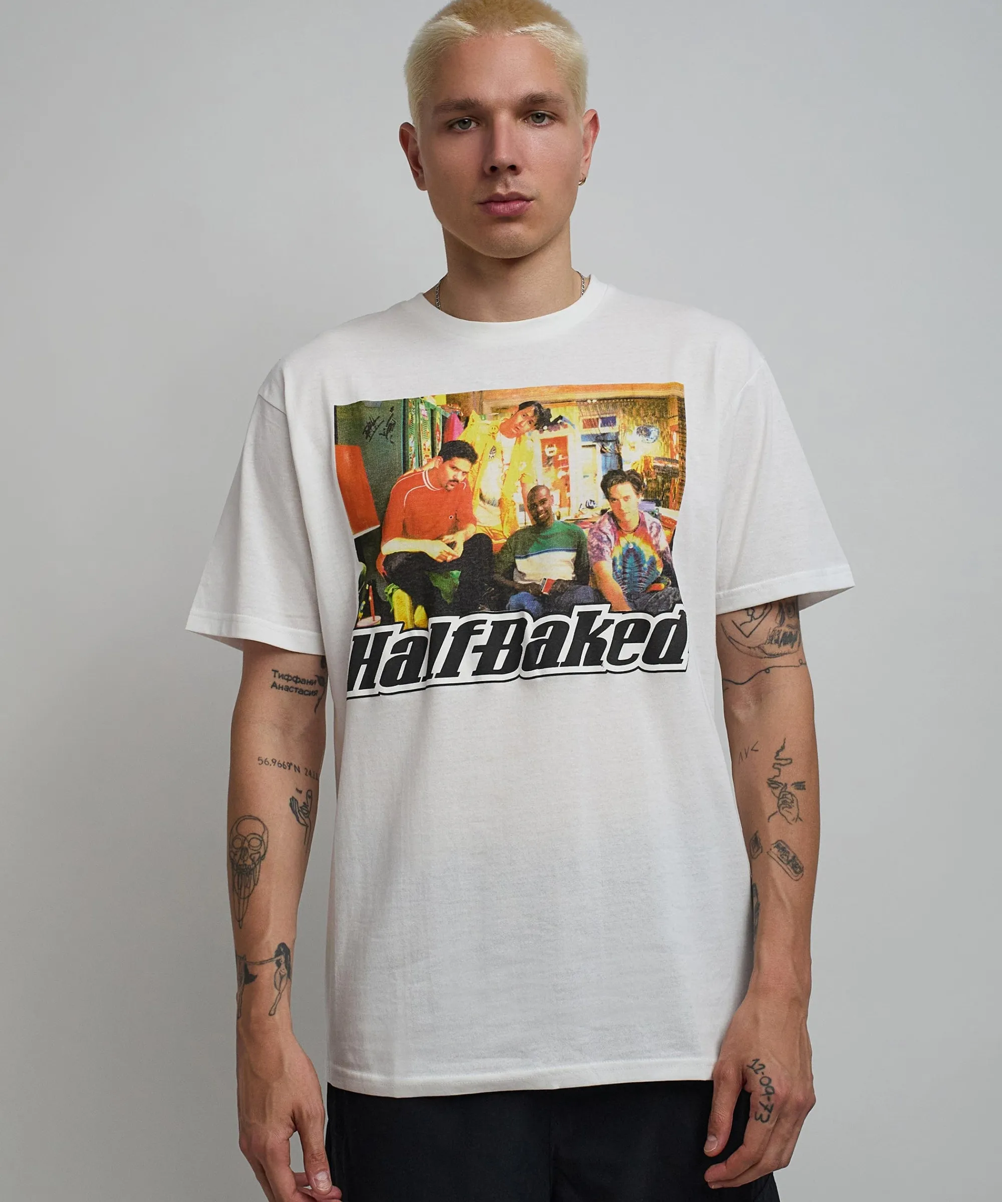 half_baked_couch_short_sleeve_tee__white_0.webp Outlet Half Baked Couch Short Sleeve Tee - White Graphic Tees