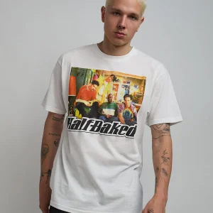 Outlet Half Baked Couch Short Sleeve Tee - White Graphic Tees