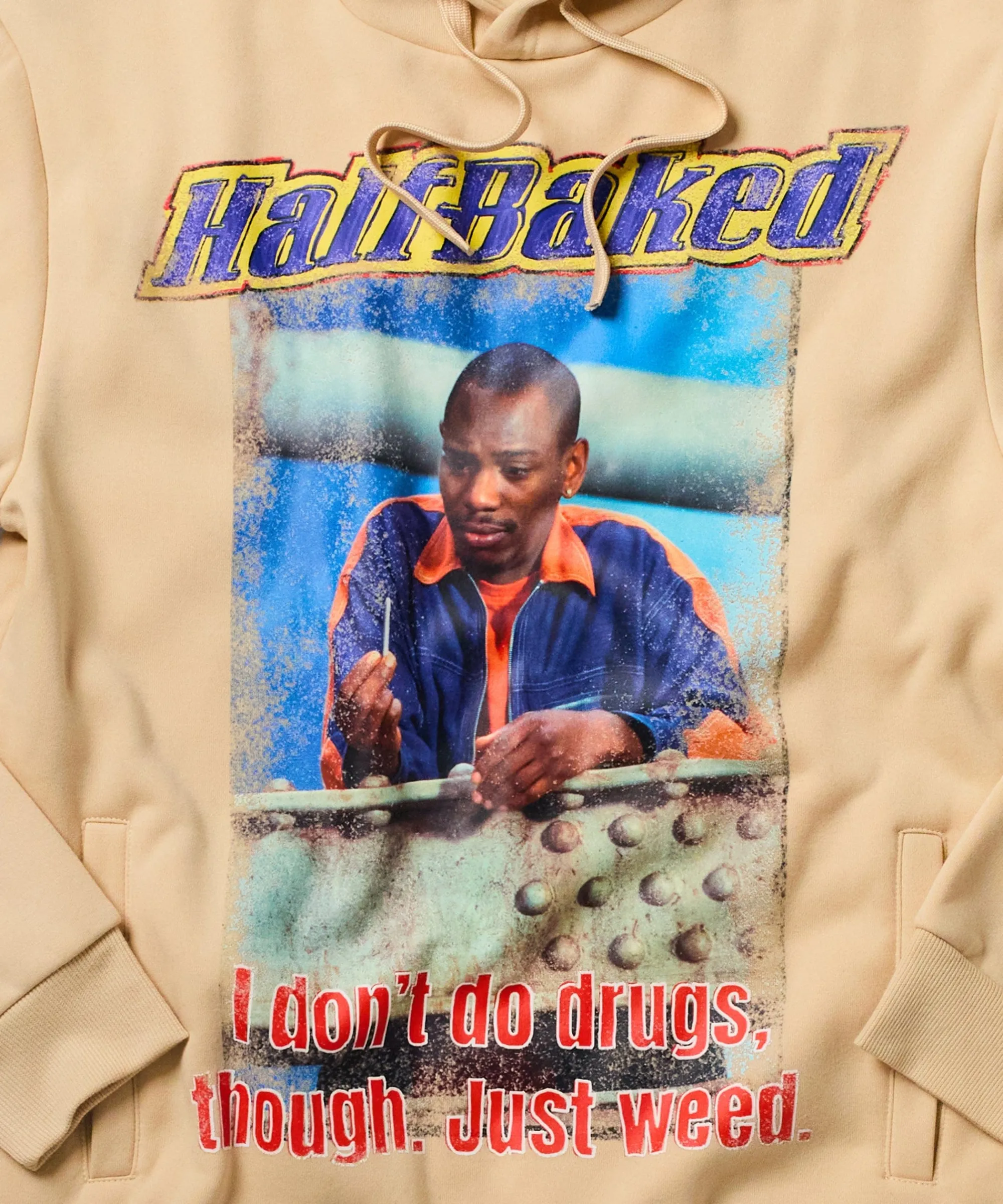 half_baked_just_weed_hoodie__khaki_1.webp Clearance Half Baked Just Weed Hoodie - Khaki Hoodies | Hoodies