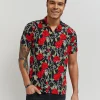 Best Sale Harper Rose Allover Print Short Sleeve Shirt Button Downs