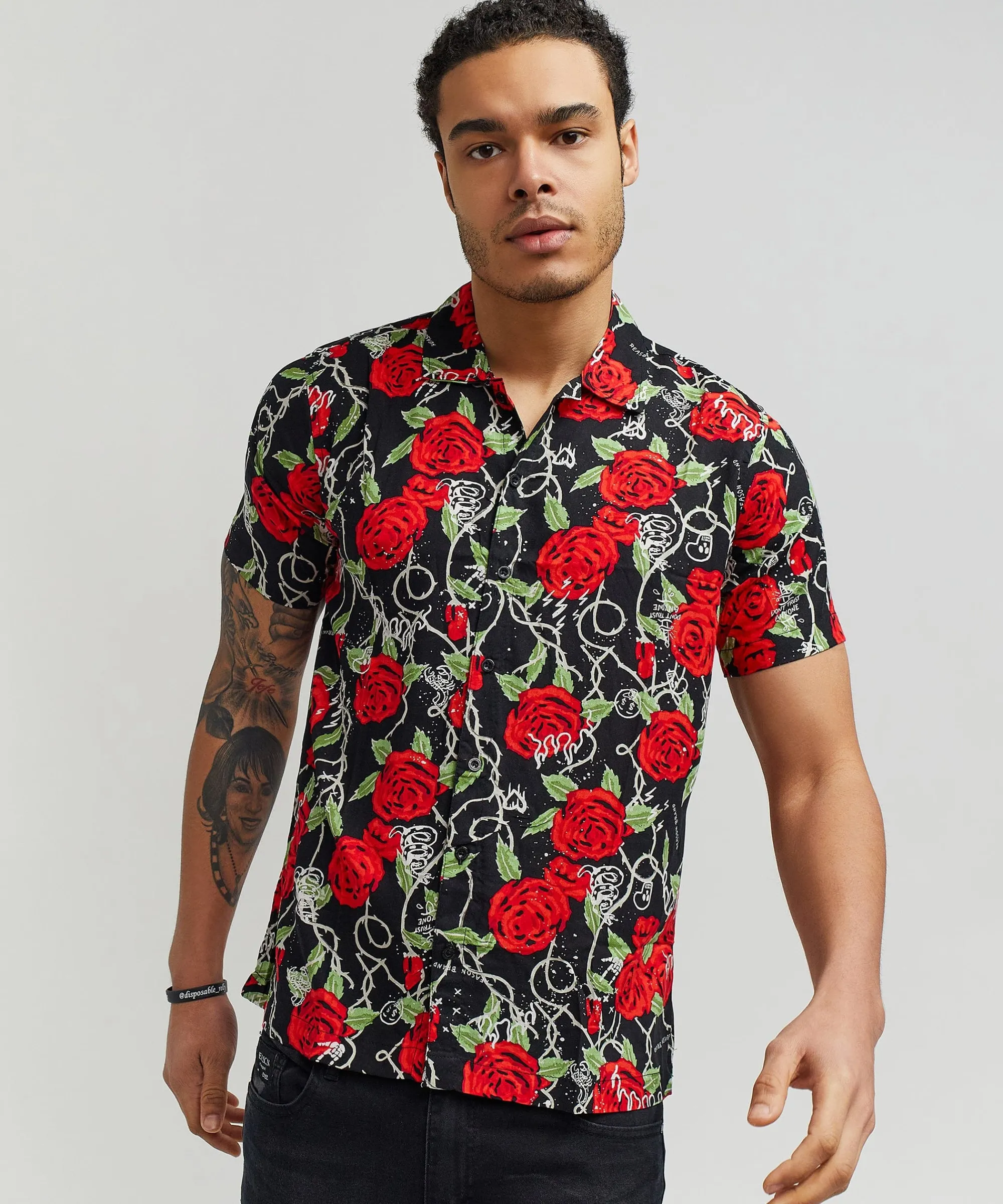 harper_rose_allover_print_short_sleeve_shirt_5.webp Best Sale Harper Rose Allover Print Short Sleeve Shirt Button Downs