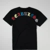 Discount Heartless Embroidered Short Sleeve Tee - Black Graphic Tees