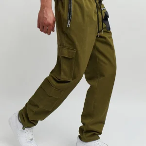 Outlet Heaven Woven Cargo Pants - Olive Green Shop All Bottoms | Cargo & Utility Pants