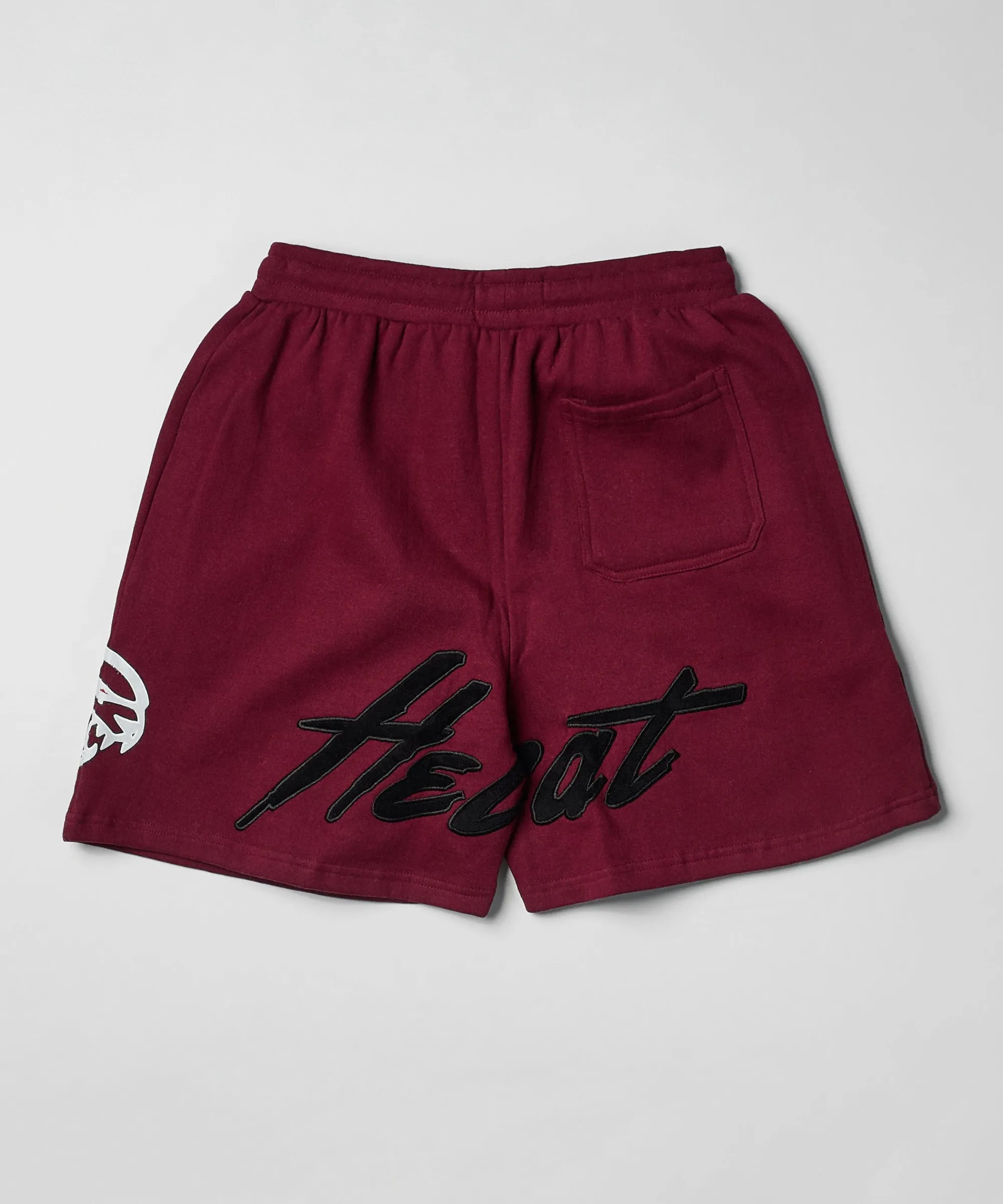 hellcat_embroidered_fleece_shorts__burgundy_2.webp Best Hellcat Embroidered Fleece Shorts - Burgundy Shorts
