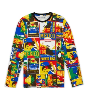 Shop Hispanic Tile Long Sleeve Tee Graphic Tees