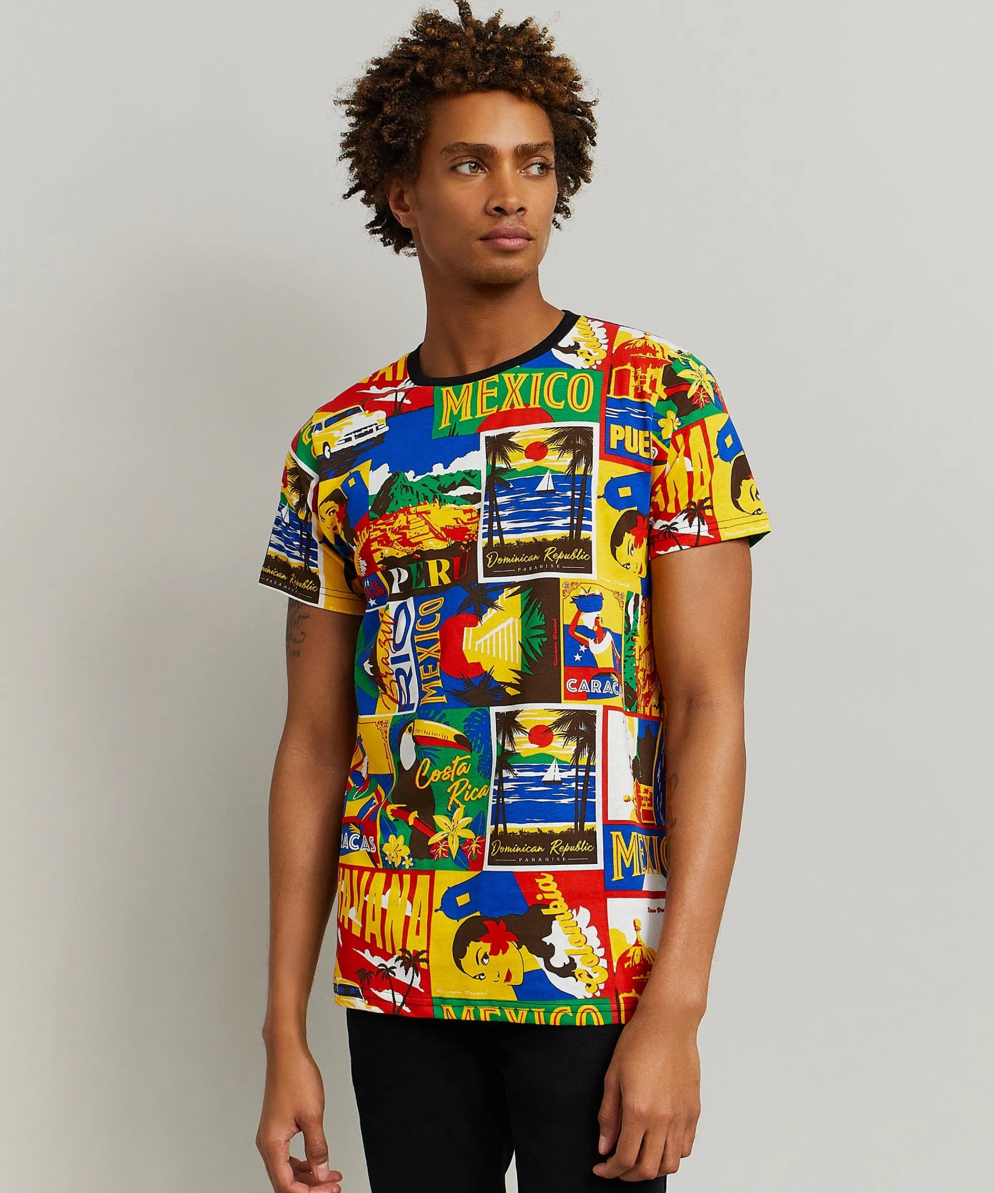 hispanic_tile_tee_5.webp Best Sale Hispanic Tile Tee Graphic Tees