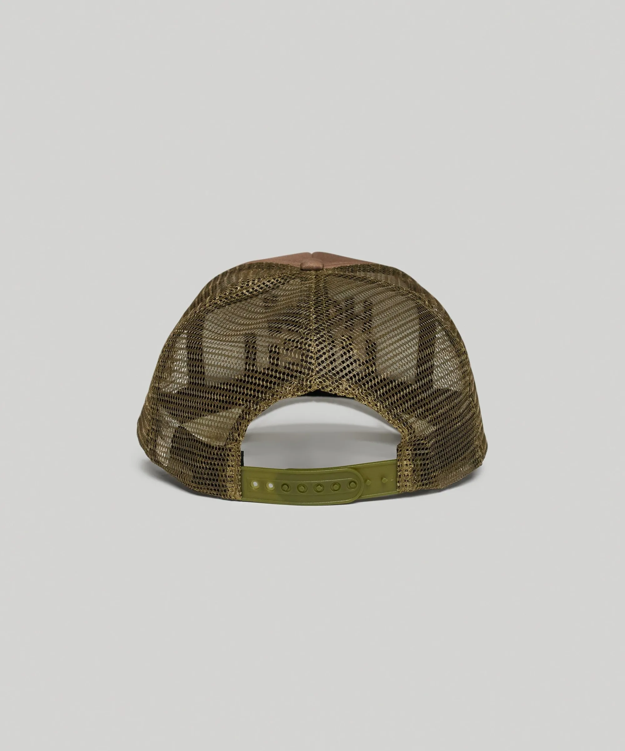 how_high_embroidery_trucker_hat__khaki_2.webp Shop How High Embroidery Trucker Hat - Khaki Hats