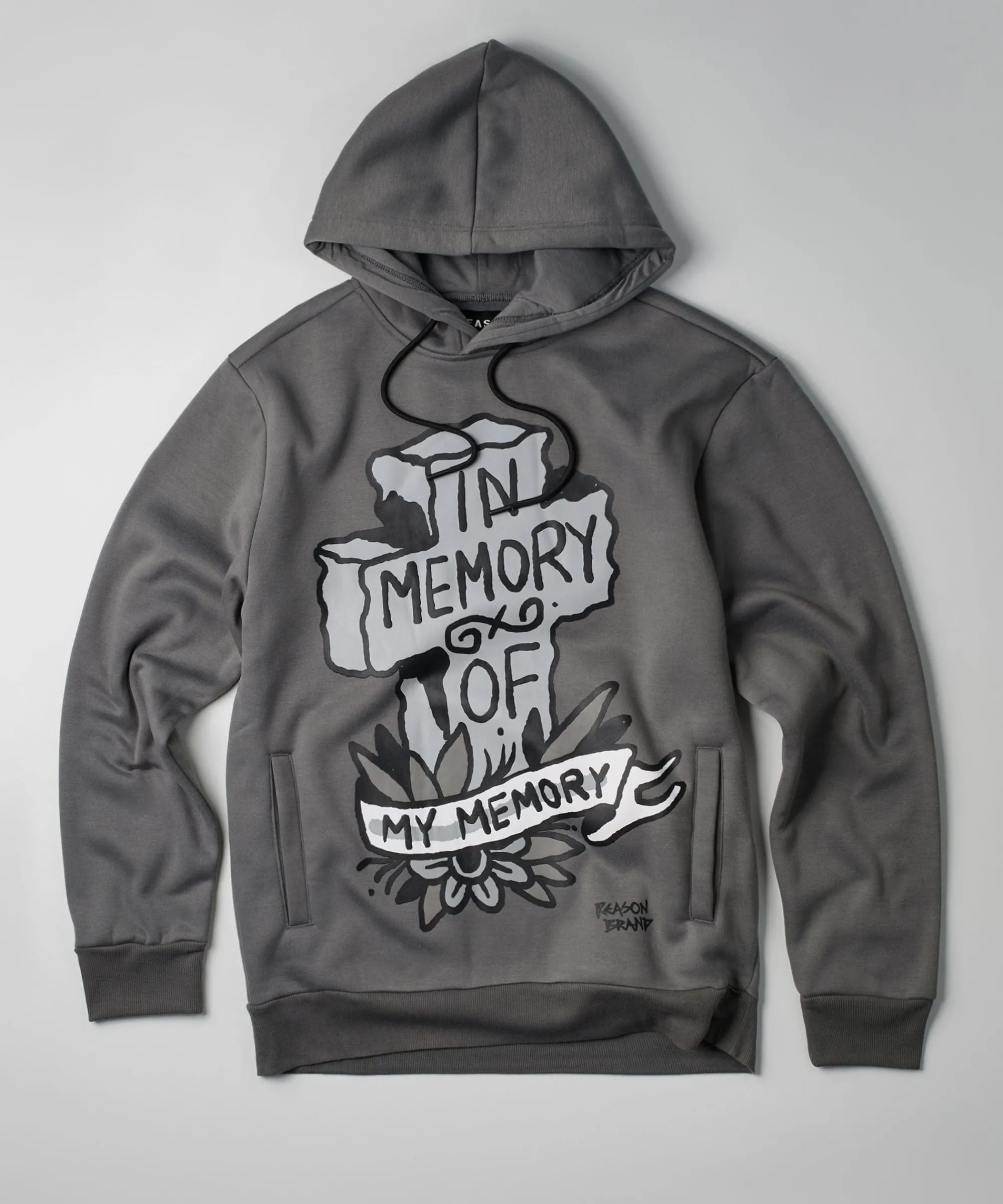 in_memory_of_graphic_print_hoodie__grey_0.webp Flash Sale In Memory Of Graphic Print Hoodie - Grey Hoodies | Hoodies