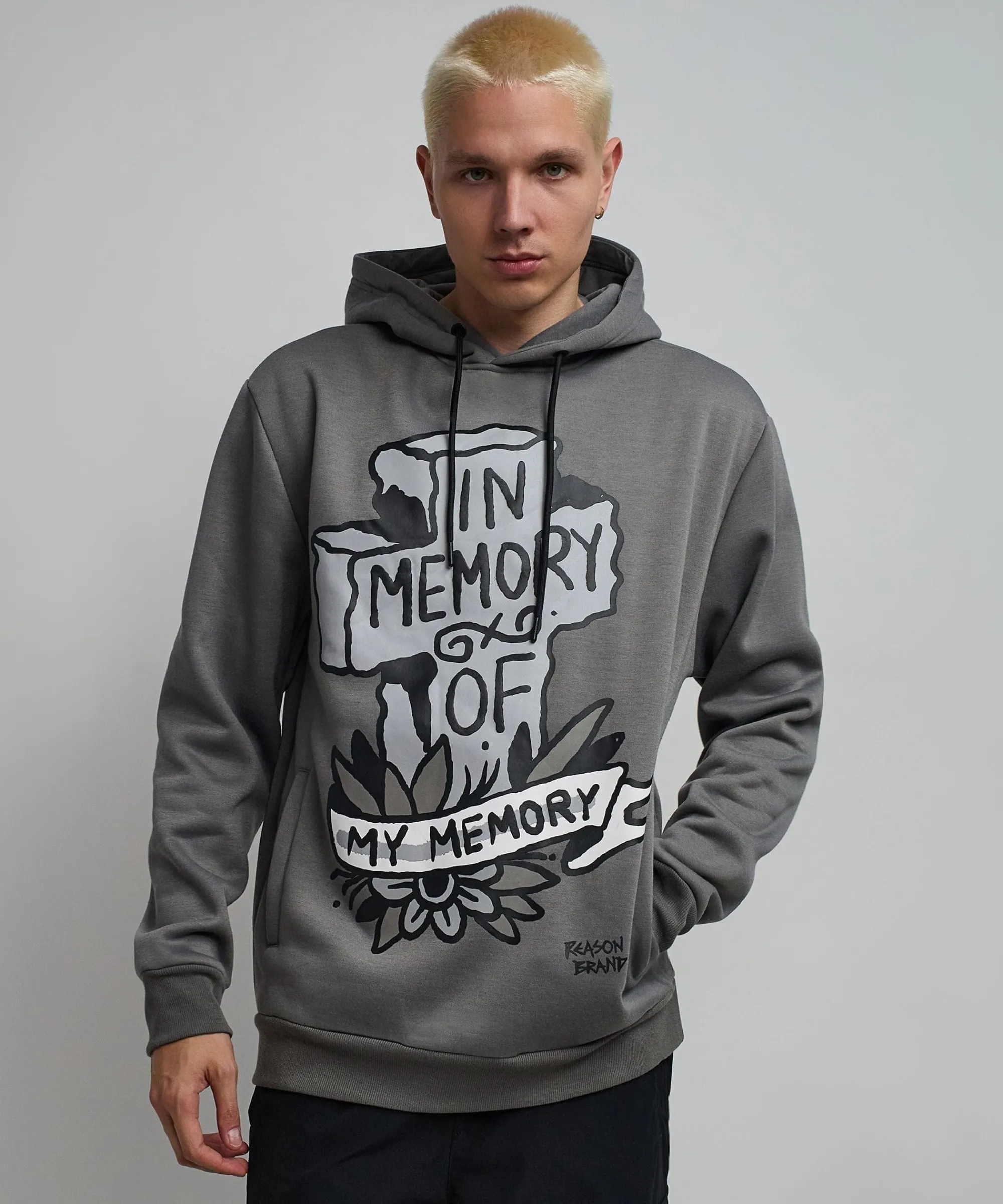 in_memory_of_graphic_print_hoodie__grey_2.webp Flash Sale In Memory Of Graphic Print Hoodie - Grey Hoodies | Hoodies