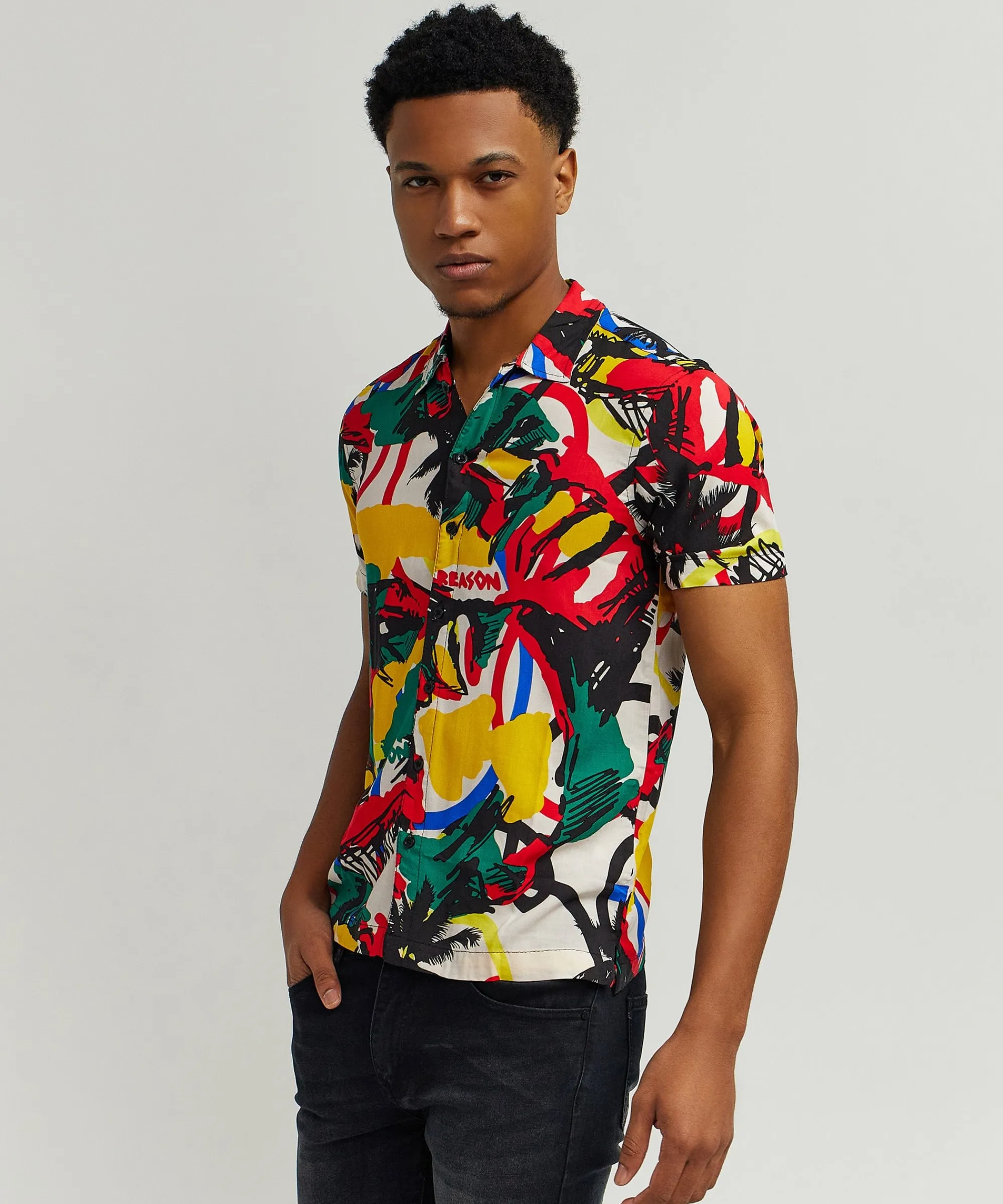 isle_allover_print_short_sleeve_shirt_4.webp Best Sale Isle Allover Print Short Sleeve Shirt Button Downs
