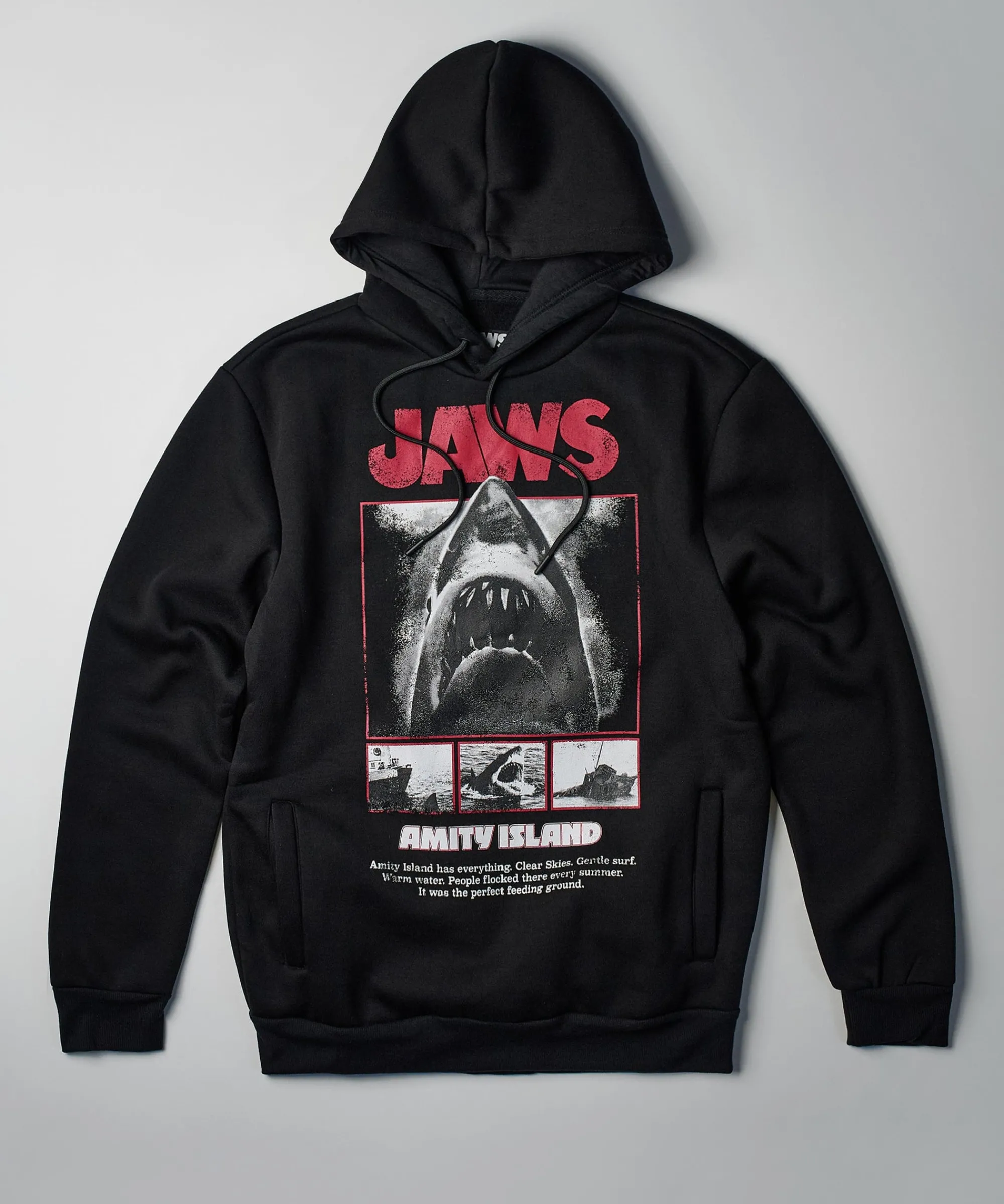 jaws_amity_island_hoodie__black_0.webp Outlet Jaws Amity Island Hoodie - Black Hoodies | Hoodies
