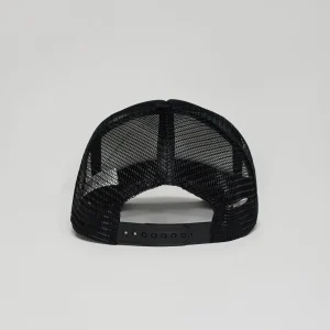 Outlet Jaws Print Trucker Hat - Black Hats