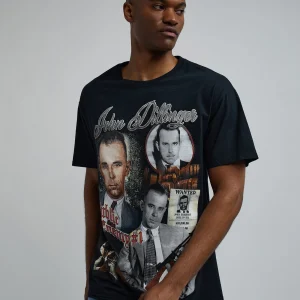 Shop John Dillinger Vintage Short Sleeve Tee - Black Graphic Tees
