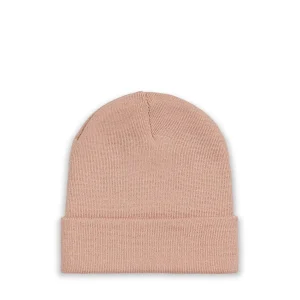 Outlet Jonah Ribbed Knit Basic Beanie With Label - Light Pink Hats | Beanies